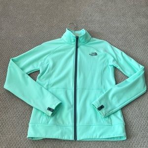 North Face Mint Green Fleece Jacket
